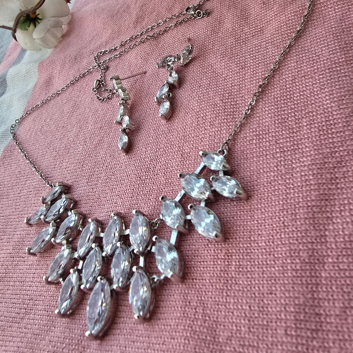 Crystal CZ Pendant set