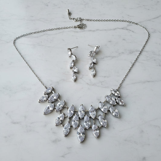 Crystal CZ Pendant set
