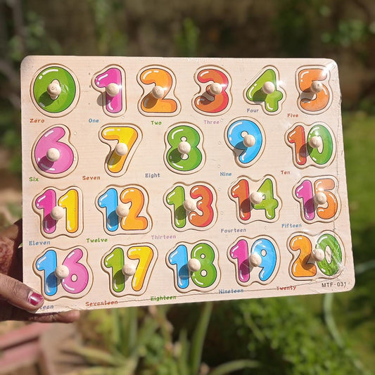 Wooden Alphabet and Number Educational Combo (set of 2)