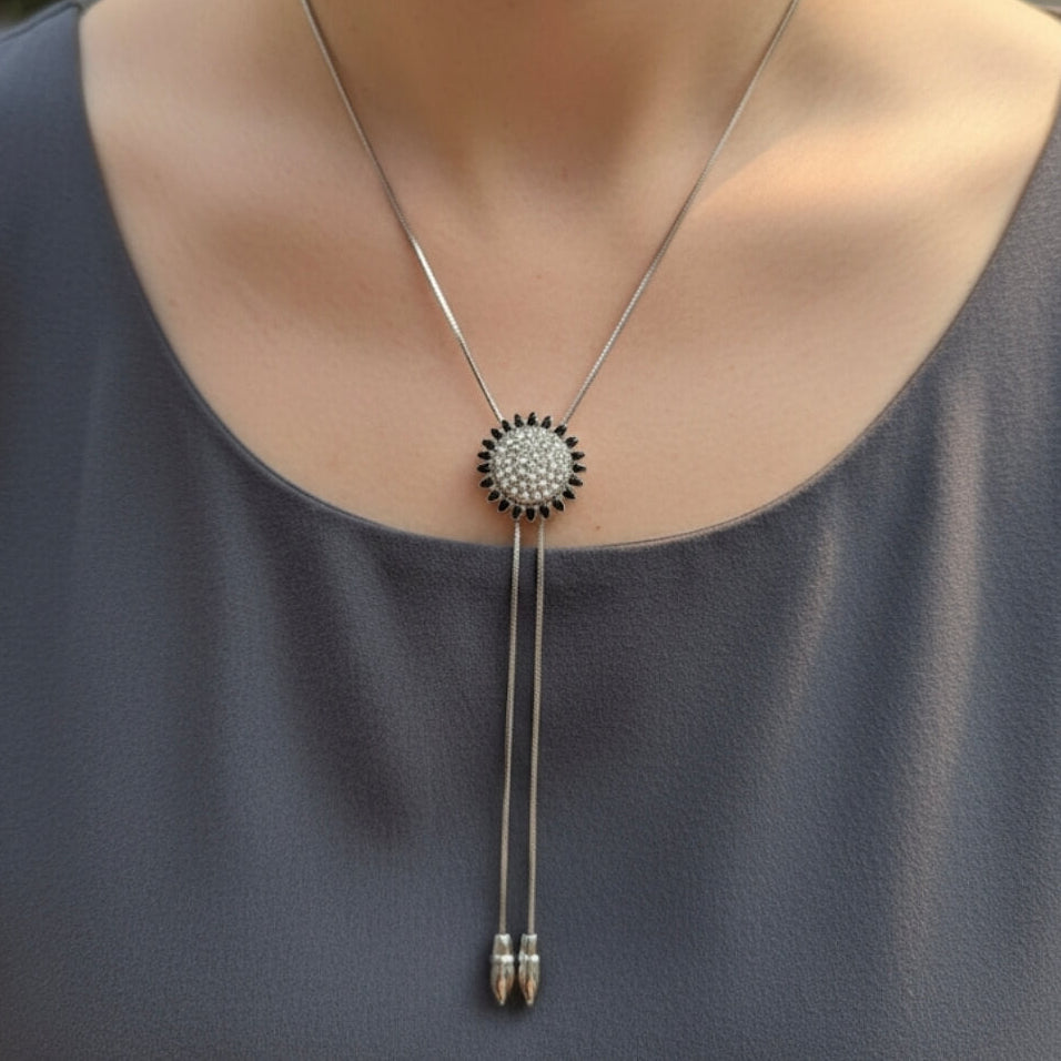 Sunflower Pendant Neckpiece