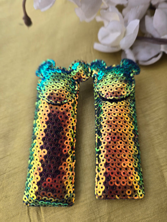 Sequin Mickey Clips