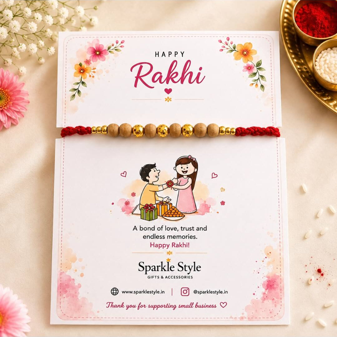 Chandan Rakhi for Brother – Traditional Sandalwood Raksha Bandhan Rakhi