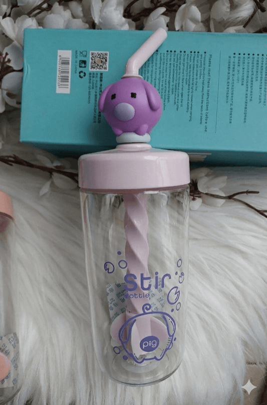 Kawaii Sipper with Self Stirrer