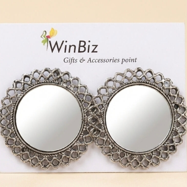 Oxidised Mirror Studs