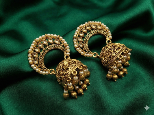 Chandbali Jhumkas