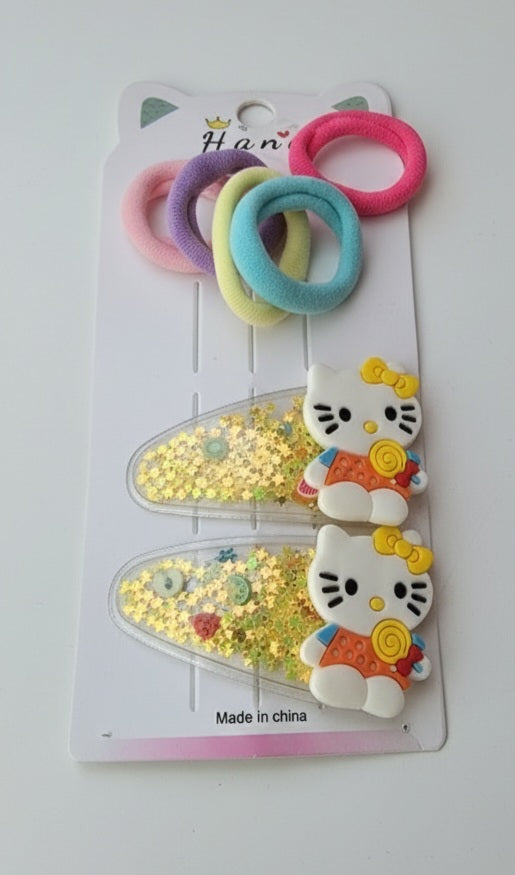 Glittery Kitty Clip Cards