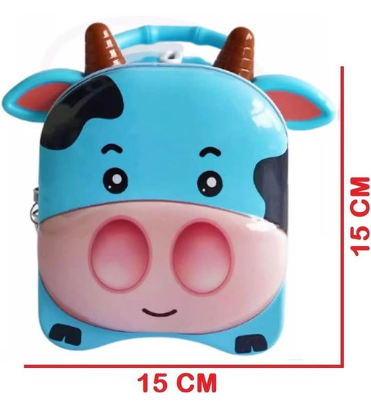 Metal Cow Shape Piggy Bank