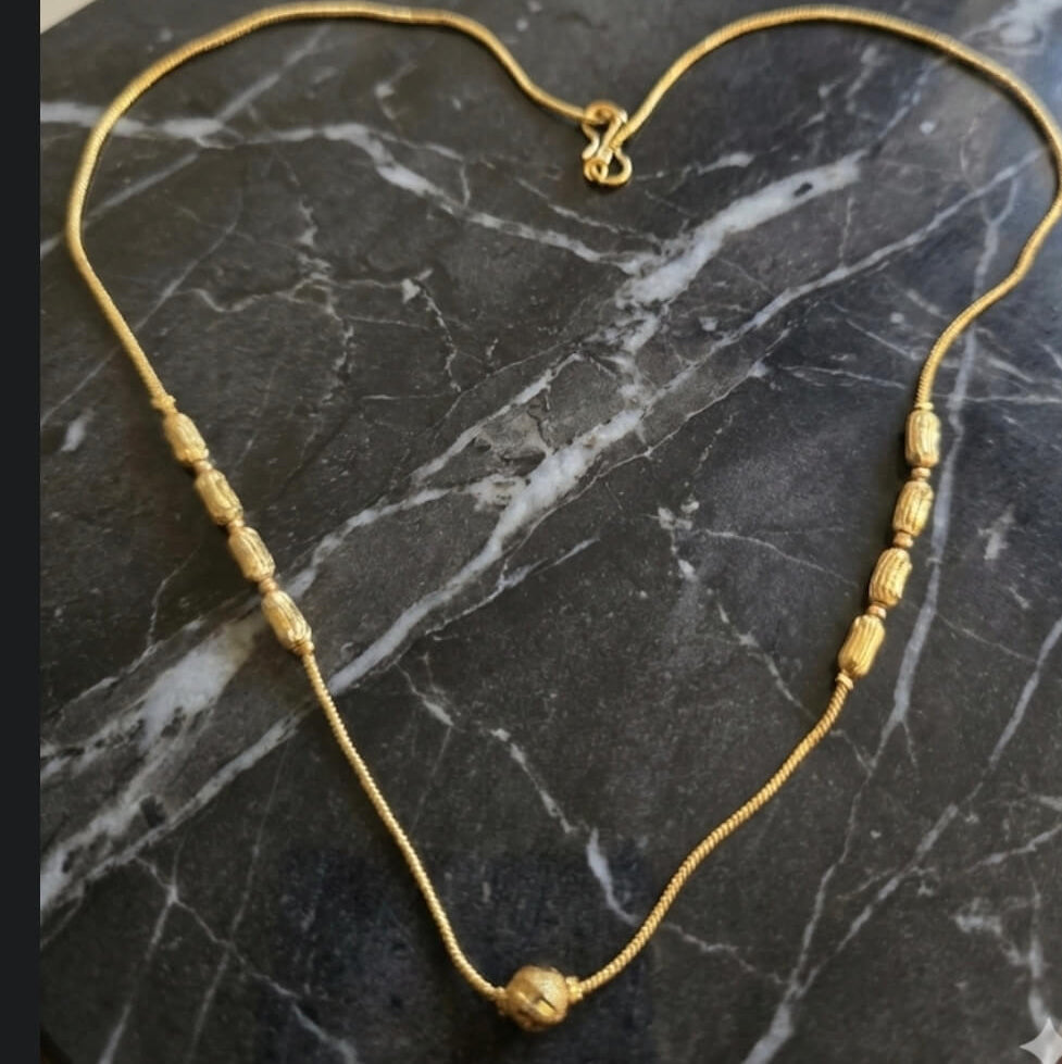 Golden Chain with golden beads
