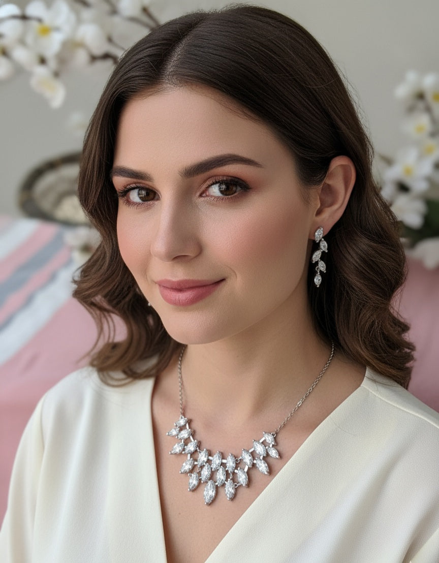Crystal CZ Pendant set