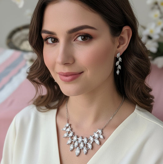Crystal CZ Pendant set