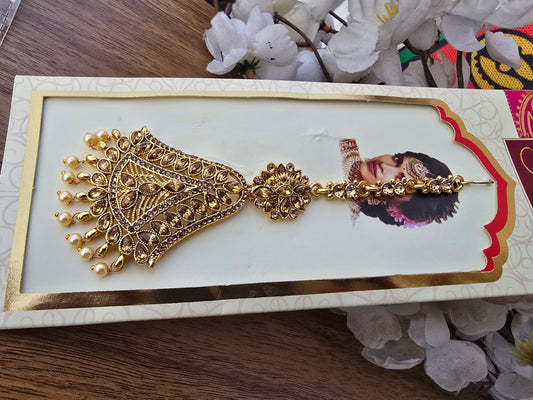 Champagne Stone Jhoomar Tikka