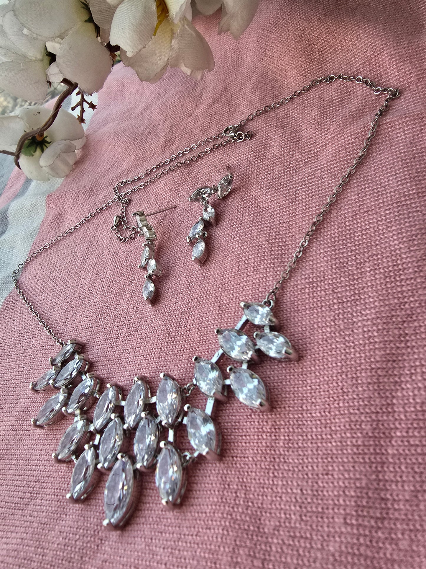 Crystal CZ Pendant set