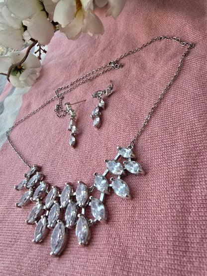 Crystal CZ Pendant set