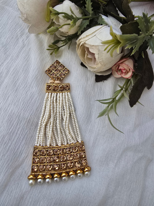Heavy Pearl Tassel Jhoomar/Passa