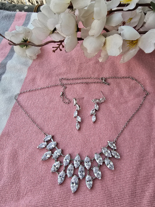 Crystal CZ Pendant set