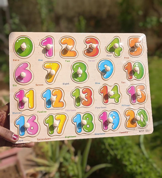 Wooden Alphabet and Number Educational Combo (set of 2)