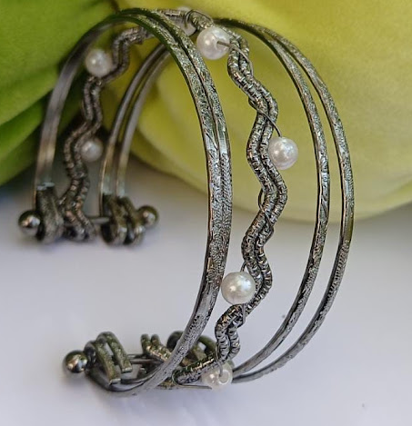 Oxidised Adjustable Bracelet