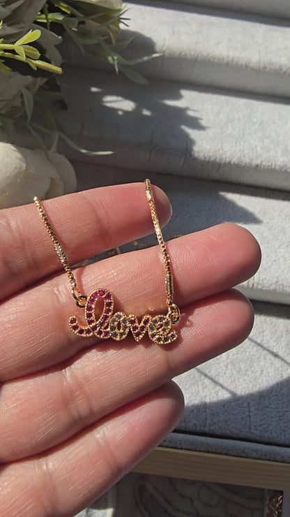 Love Pendant Neckpiece
