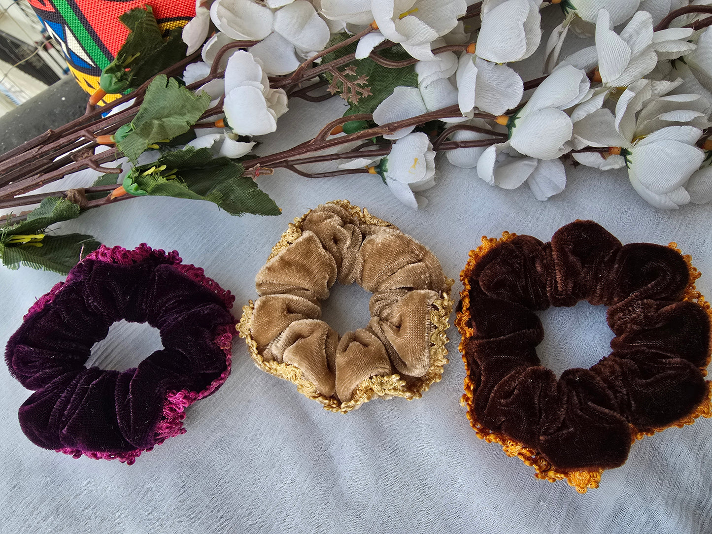 Velvet Hair Scrunchies