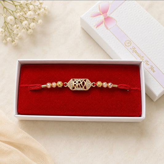 Premium AD BRO Rakhi with Roli Chawal| Raksha Bandhan Gift