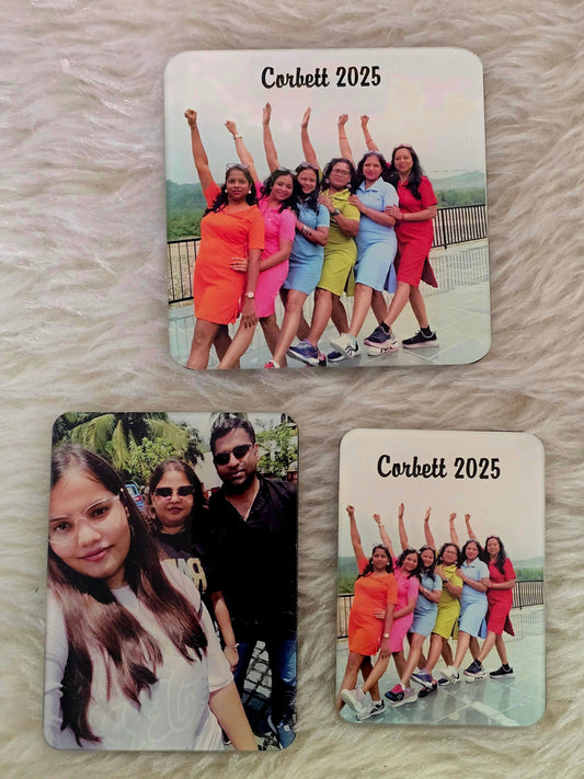 Custom Acrylic Fridge Magnet – Personalized Photo Magnet (4x3 / 4x4 Inches)