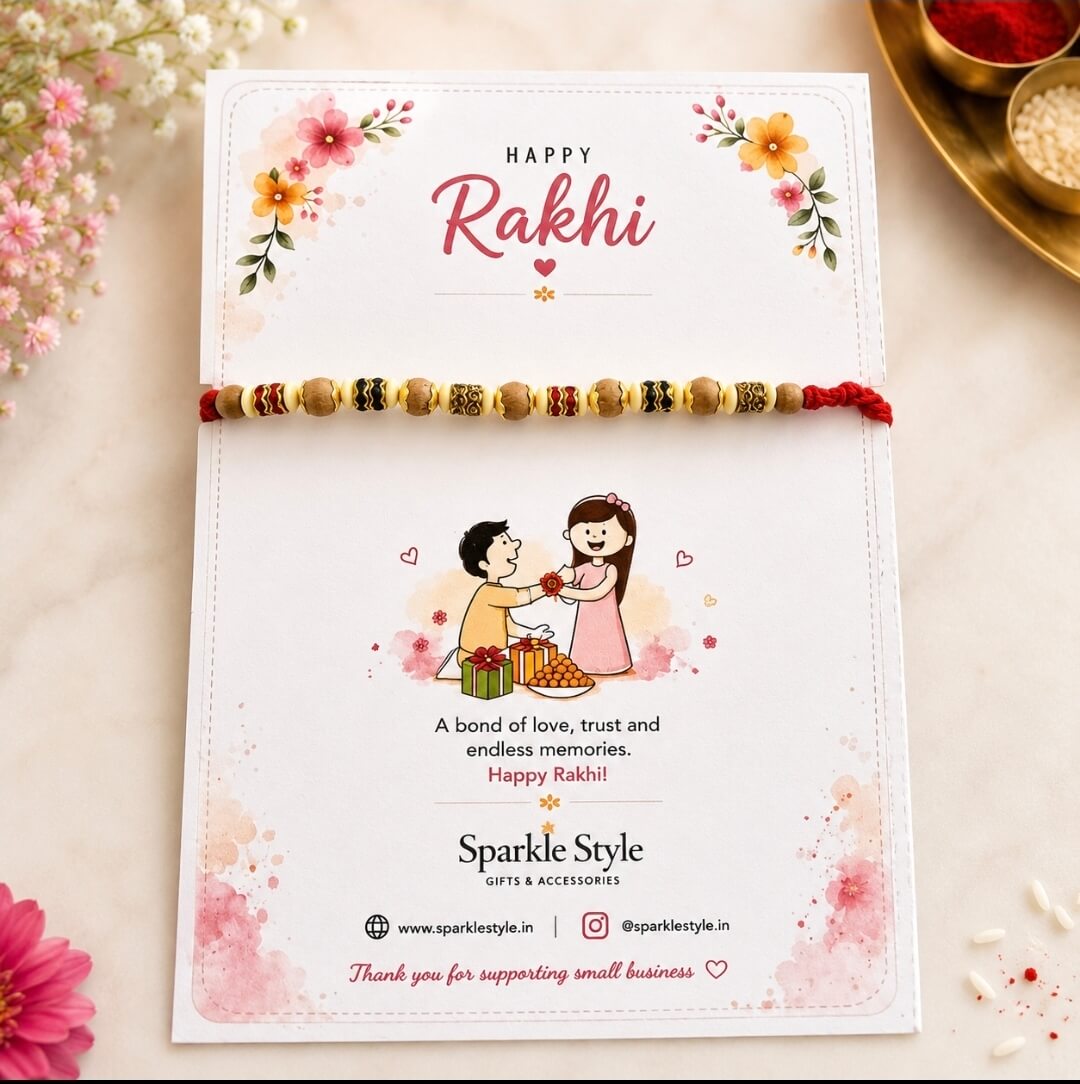 Chandan Rakhi for Brother – Traditional Sandalwood Raksha Bandhan Rakhi