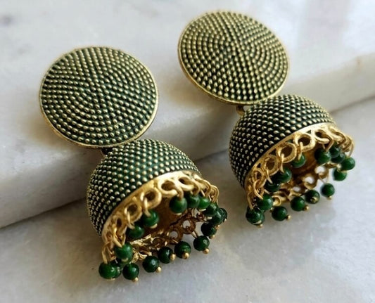 Round Jhumka Pair