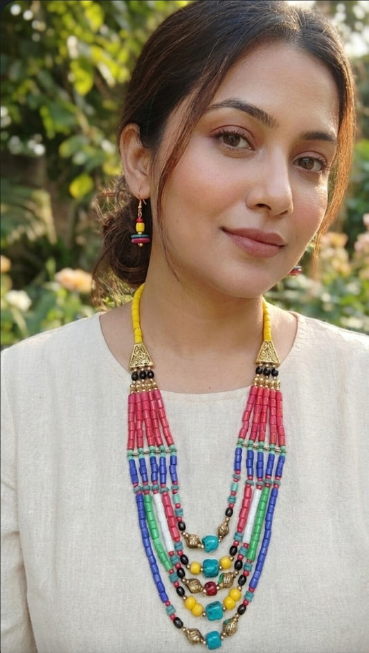 Multicolored Boho Necklace
