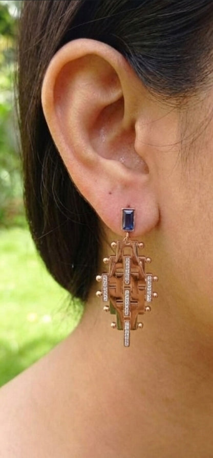 Antitarnish Fashion Earrings with AD