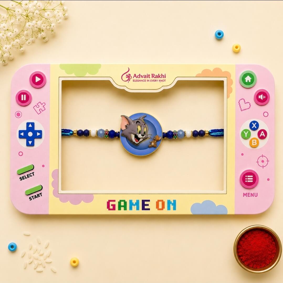Cartoon Magnet Rakhi with Roli | Kids Rakhi for Raksha Bandhan