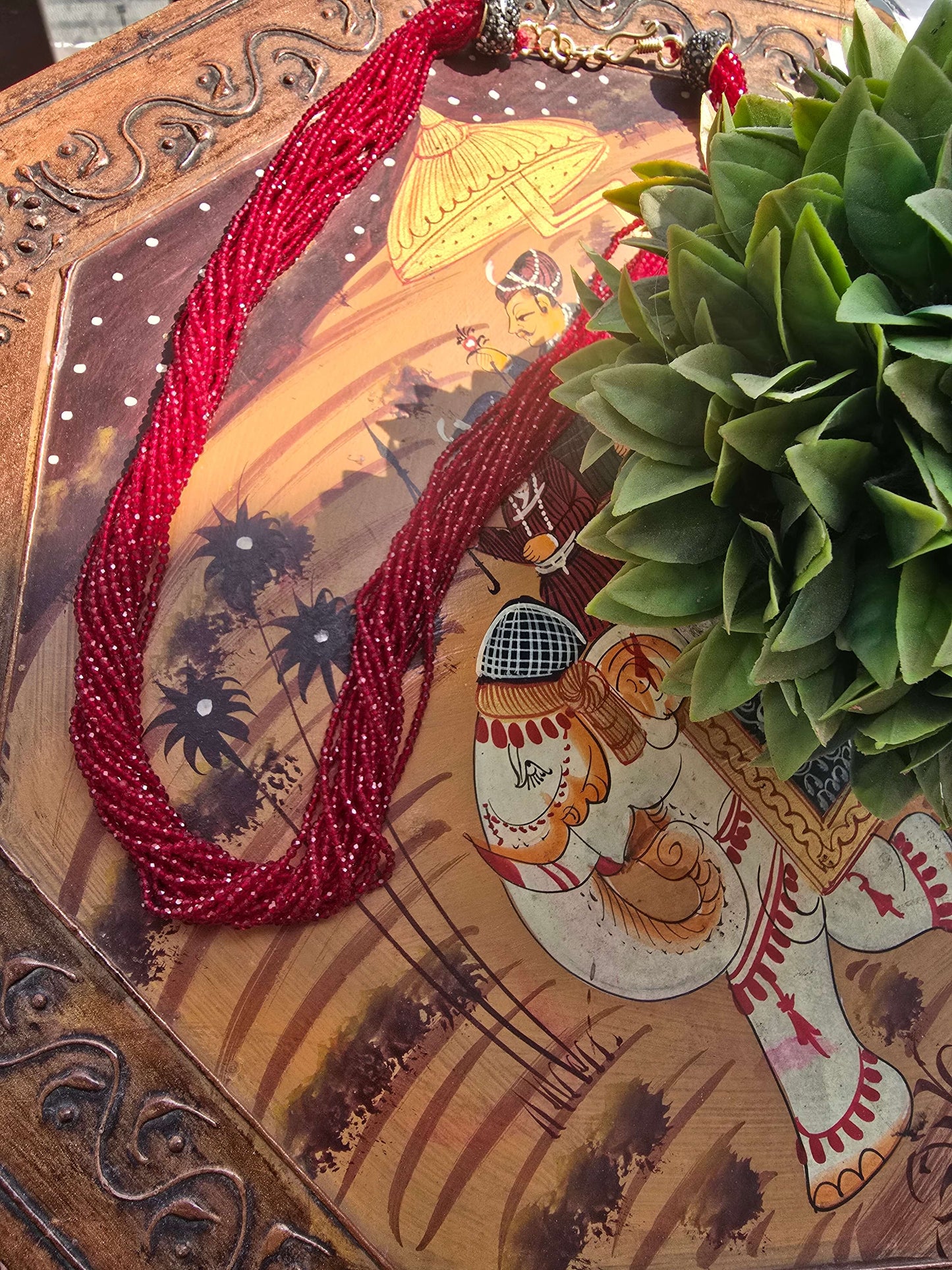 Elegant  Multi-Strand Hydro Beads Necklace for Women | Festive & Party Wear Jewellery