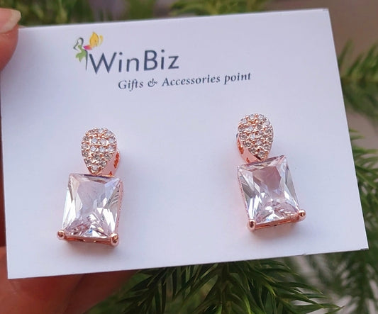 Anti Tarnish RoseGold Stud