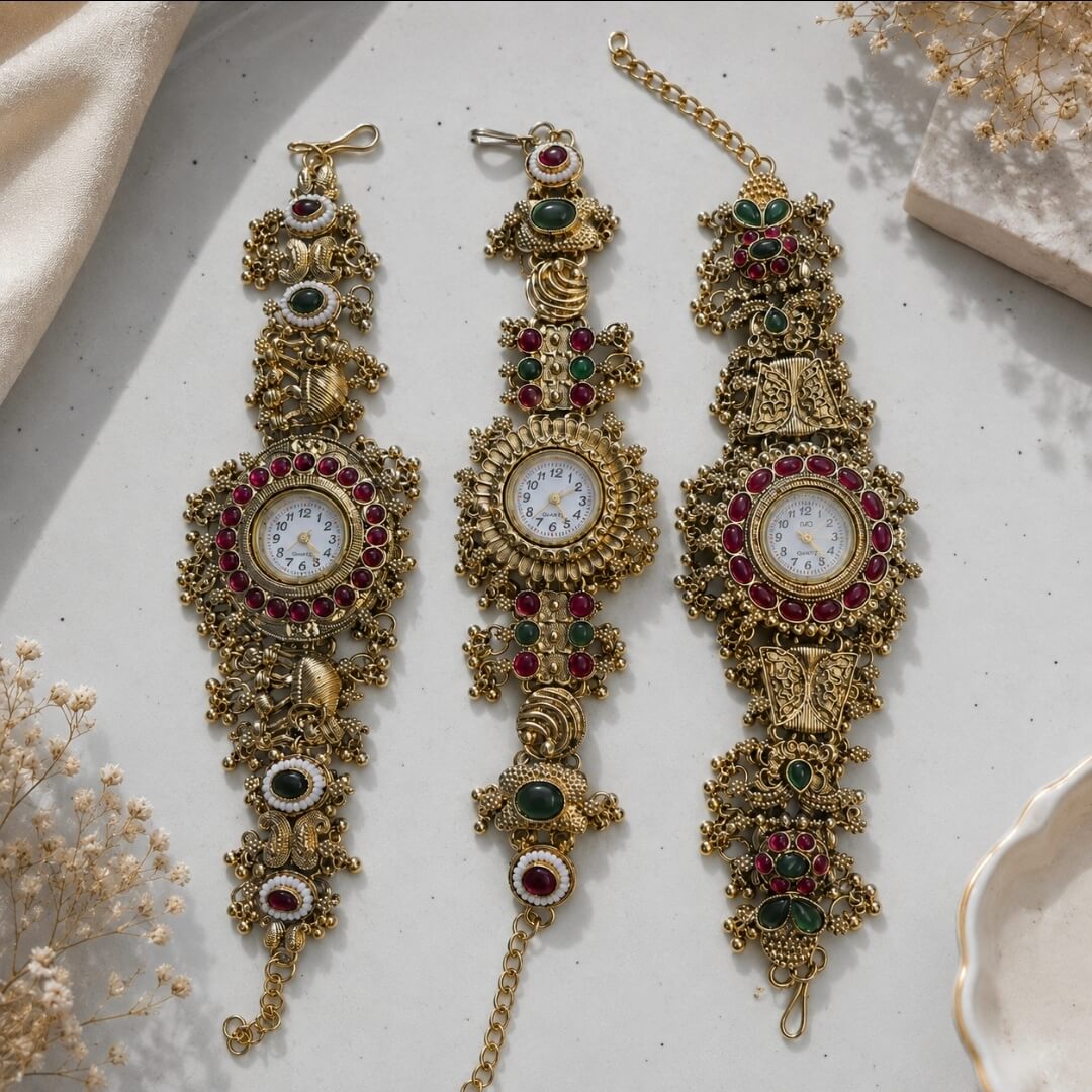 Kashmiri Bracelet Watch for Women | Bhabhi Rakhi Gift