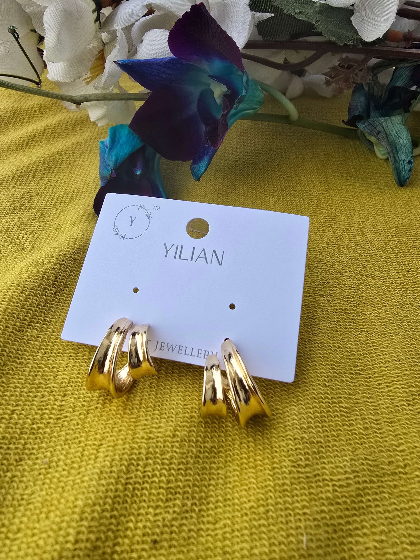 Antitarnish Korean Hoop Style Studs