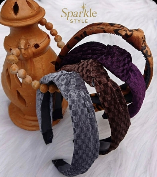 Knotted Velvet Hairbands