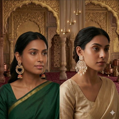 Royal Heritage Statement Earring Combo