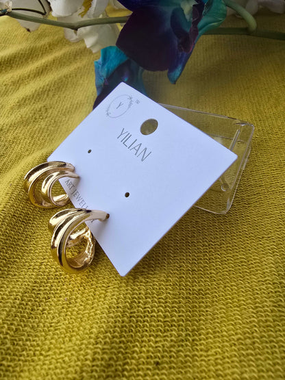 Antitarnish Korean Hoop Style Studs