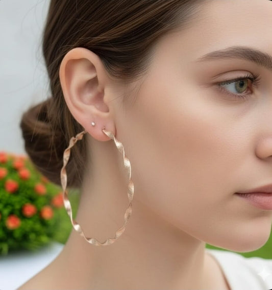 Big Swirl Hoops