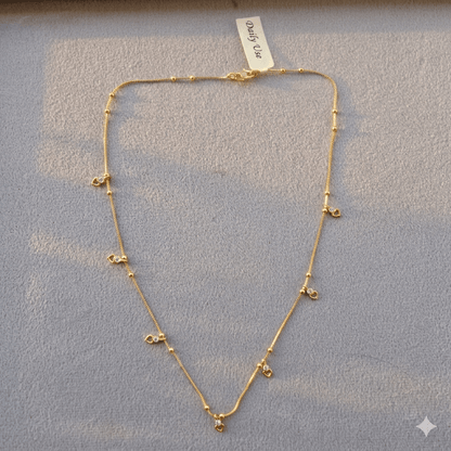 Golden Heart Charm Anti-Tarnish Daily Wear Chain