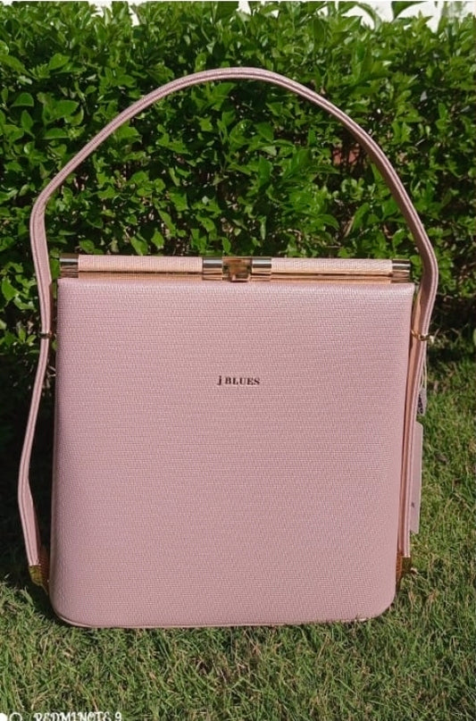 JBlues Blush Pink Solid Handbag