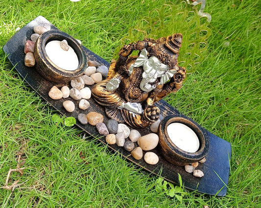 Ganesh Idol with Wax Candles
