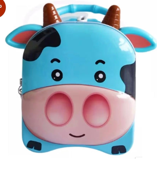 Metal Cow Shape Piggy Bank