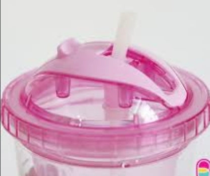 Pink Double Walled Sipper