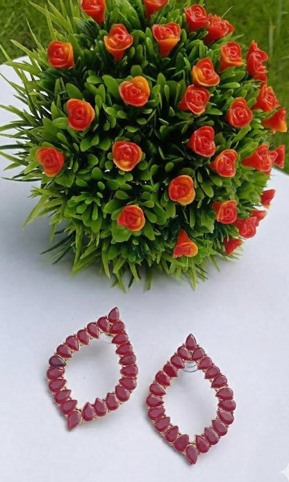 Diamond Shaped Dangle earrings
