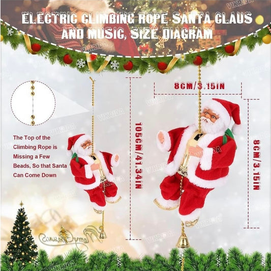 Musical Santa Climbing Rope