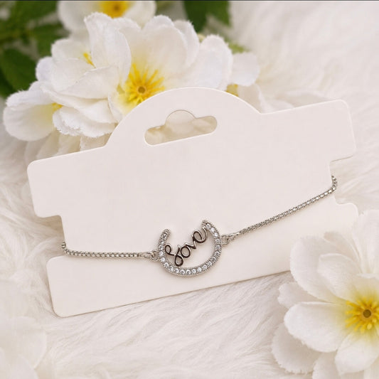 Love Bracelet for Women | Elegant Silver Fashion Bracelet