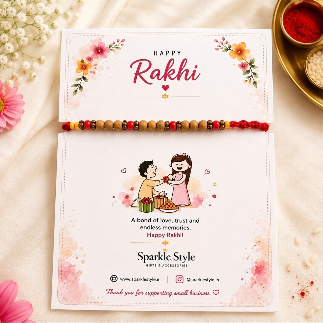 Chandan Rakhi for Brother – Traditional Sandalwood Raksha Bandhan Rakhi