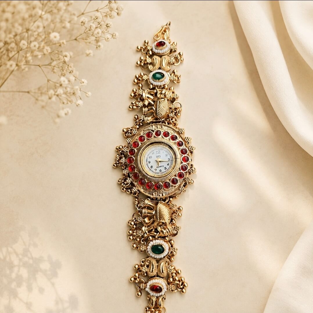 Kashmiri Bracelet Watch for Women | Bhabhi Rakhi Gift