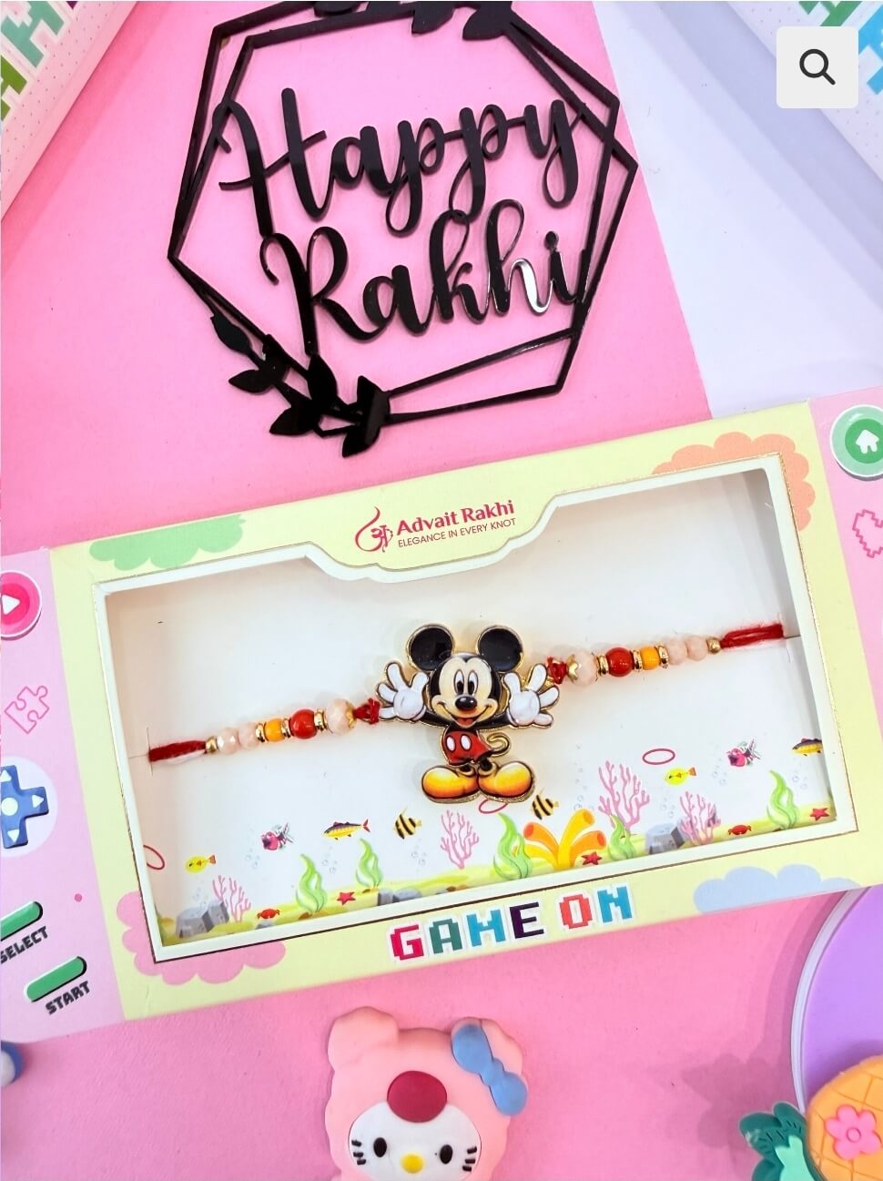 Dancing Cartoon Rakhi with Movable Legs | Kids Rakhi Gift