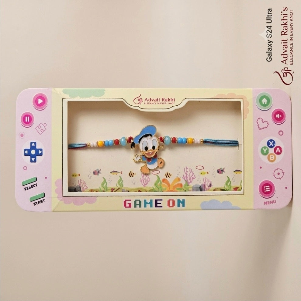 Dancing Cartoon Rakhi with Movable Legs | Kids Rakhi Gift